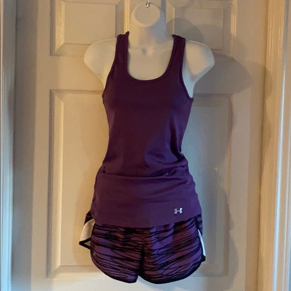 UA running shorts